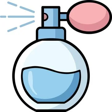 Perfume Bottle Spray Atomizer Line Icon Stock Illustration