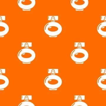 Perfume bottle spray pattern vector orange Stock-Illustration