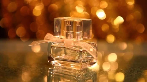 PERFUME BOTTLE STUDIO WORK Stock Footage 83763546