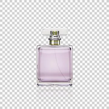 Perfume bottle, transparent background Stock-Illustration