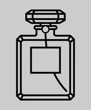 Perfume bottle vector icon Stock Illustration