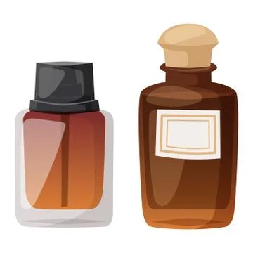 Perfume bottle vector set Stock-Illustration