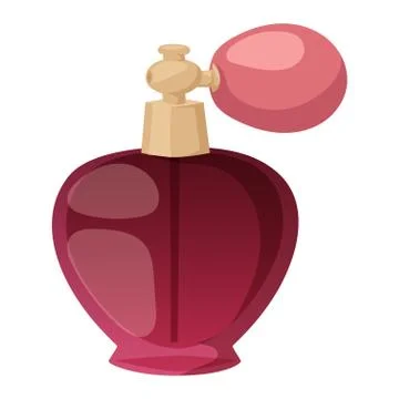 Perfume bottle vector template Illustration