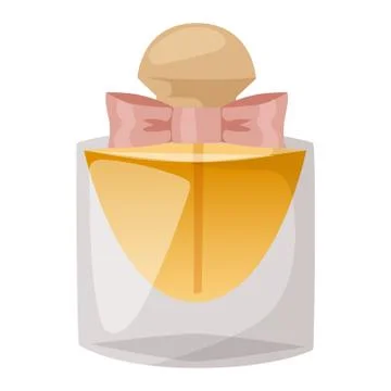 Perfume bottle vector template Illustrazione stock