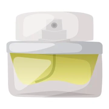 Perfume bottle vector template Illustrazione stock