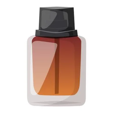 Perfume bottle vector template Stock Illustration