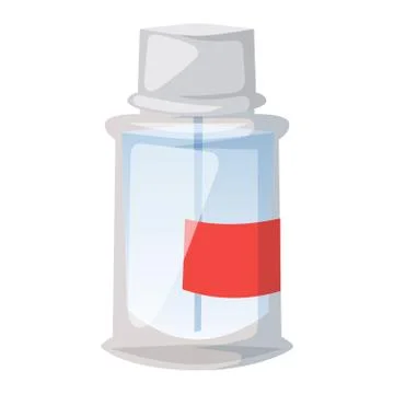 Perfume bottle vector template Stock Illustration