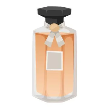 Perfume bottle vector template Stock Illustration