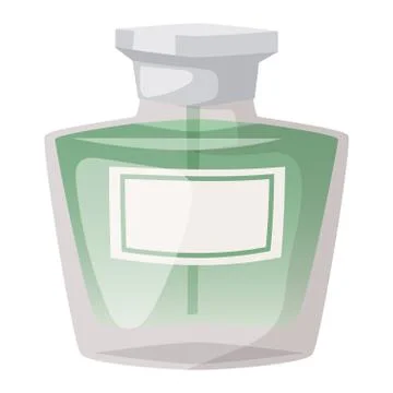 Perfume bottle vector template Illustration