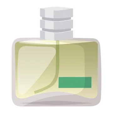 Perfume bottle vector template Illustrazione stock