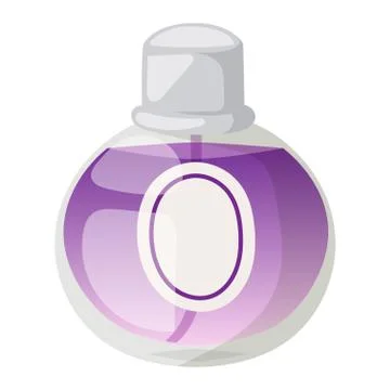 Perfume bottle vector template Illustrazione stock