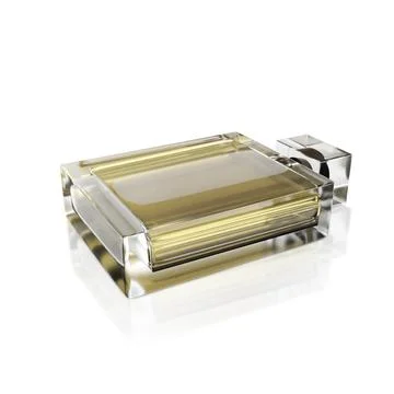 Perfume bottle on a white background. 3d render Stockillustratie