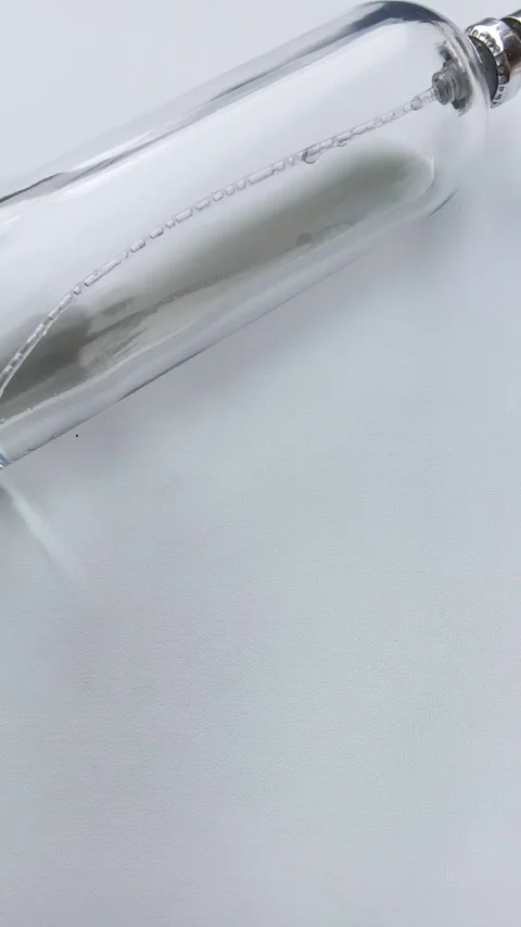 Perfume bottle on white background. Stock Footage 292957658