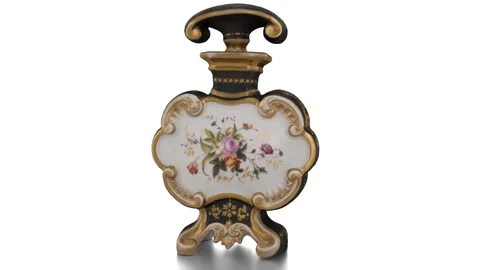 Perfume bottle on white background Stock-Footage 303435018