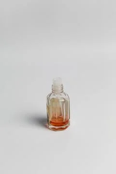 Perfume bottle on a white background Foto stock