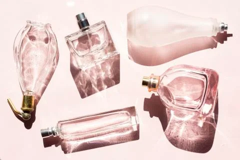 Perfume bottles background Фото