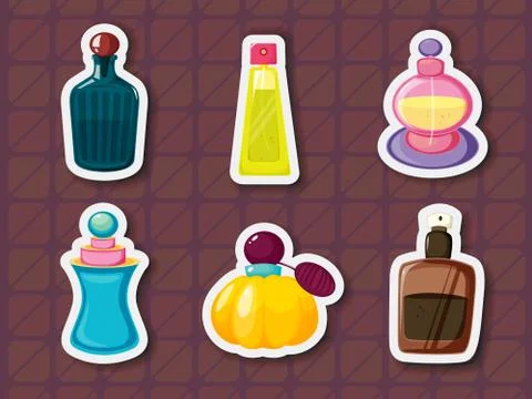 Perfume bottles Stock-Illustration