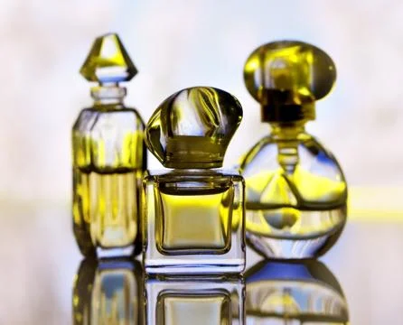 Perfume bottles Stock Photos