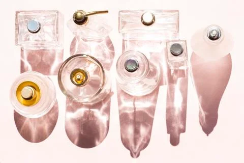 Perfume bottles Stock Photos