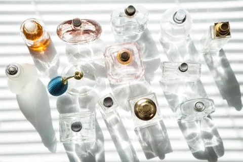 Perfume bottles Stockfoto's