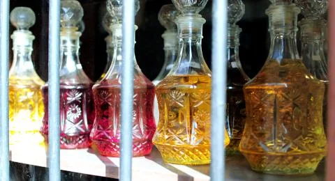 Perfume Bottles 库存照片