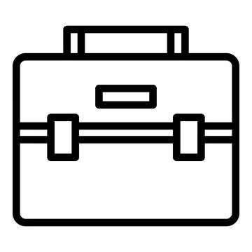 Perfume box icon outline vector. Case beauty Stock-Illustration