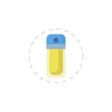 Perfume colorful flat vector icon Stock Illustration