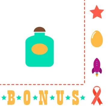 Perfume computer symbol Stockillustratie