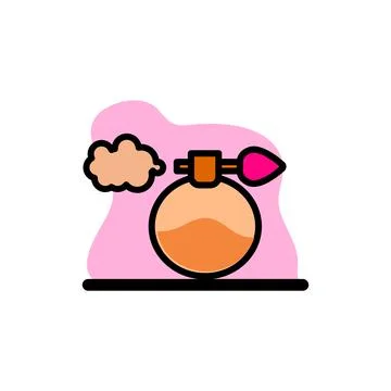 Perfume Fragrance Icon Vector Illustration Design Stock Illustration