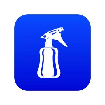 Perfume icon blue vector Stock Illustration