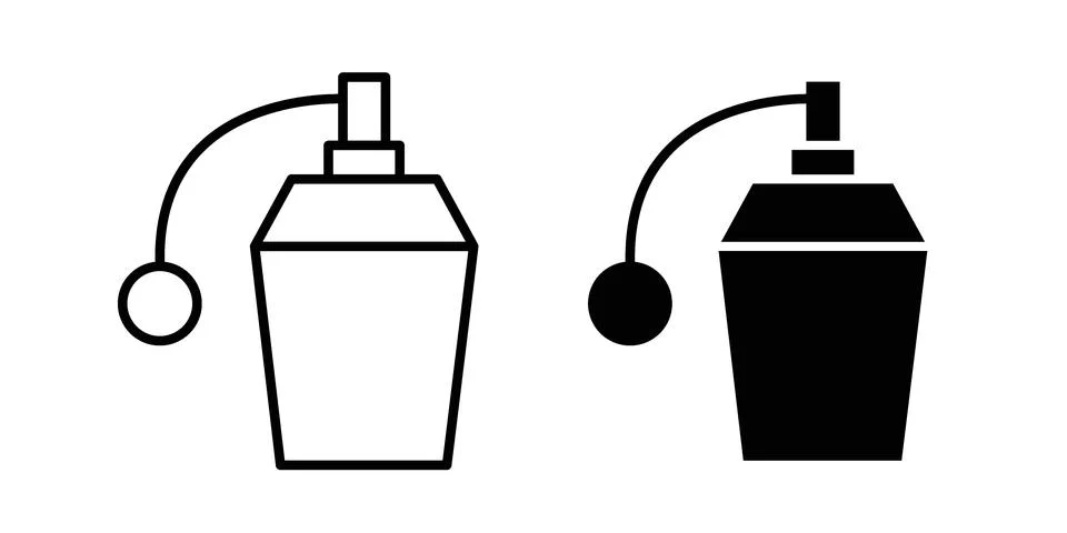 Perfume icon bundle for website design projects Stock-Illustration