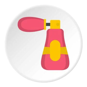 Perfume icon circle Ilustração Stock