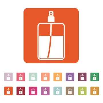 The perfume icon. Cologne symbol. Flat Stock-Illustration