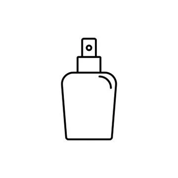 Perfume icon element of make up icon for mobile concept and web apps. Thin li Illustrazione stock