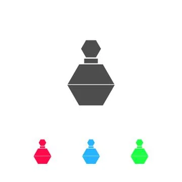 Perfume icon flat Stock-Illustration
