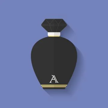 Perfume  icon. Flat style Illustration