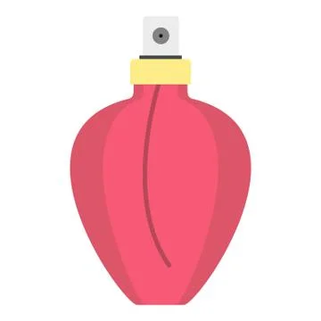 Perfume icon, flat style 스톡 일러스트