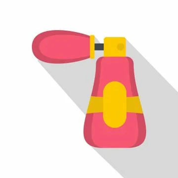 Perfume icon, flat style Ilustração Stock