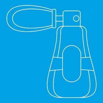 Perfume icon, outline style Ilustração Stock