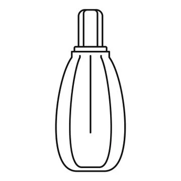 Perfume icon, outline style Illustration