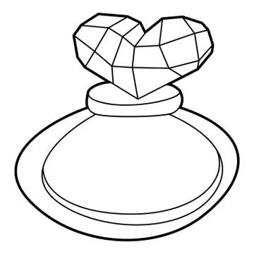 Perfume icon, outline style Stockillustratie