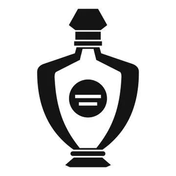 Perfume icon, simple style Illustrazione stock