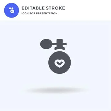 Perfume icon vector, filled flat sign, solid pictogram isolated on white, log Stock-Illustration