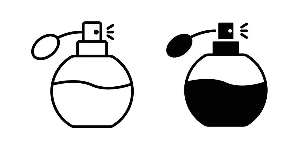 Perfume icon for web projects Stock Illustration