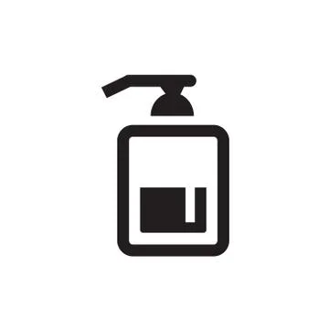 Perfume icon on white background Stock Illustration