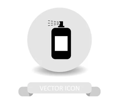 Perfume icon on white background Stock Illustration