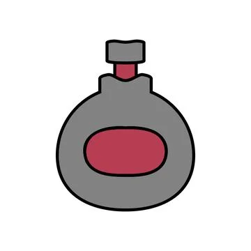 Perfume icon on white. Stock Illustration