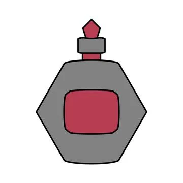 Perfume icon on white. Stock Illustration