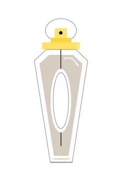 Perfume line vector concept Stock Illustration