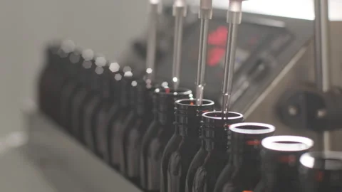 Perfume Manufacturing Process in Modern Factory Stock-Footage 320433662